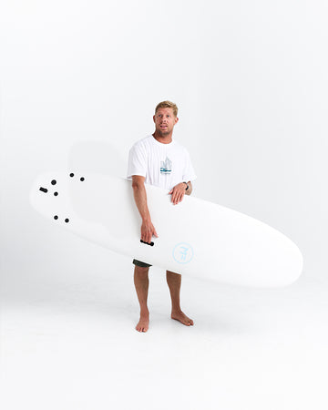 BEASTIE SUPER SOFT - WHITE/TEAL FCSII