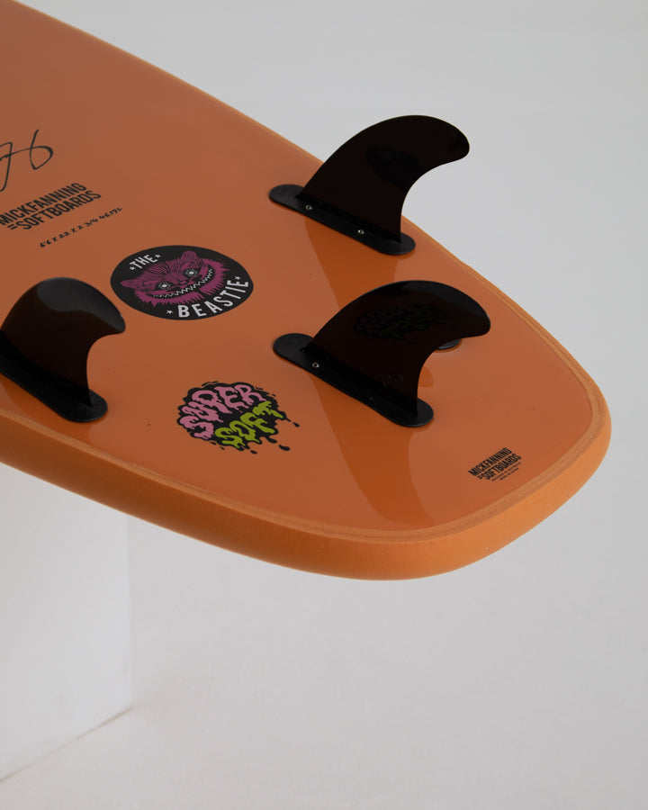 MF BEASTIE SUPERSOFT - CLAY – MICK FANNING SOFTBOARDS AUS