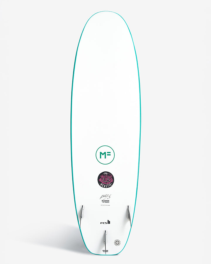 MF BEASTIE EPOXY LAM - JADE – MICK FANNING SOFTBOARDS AUS