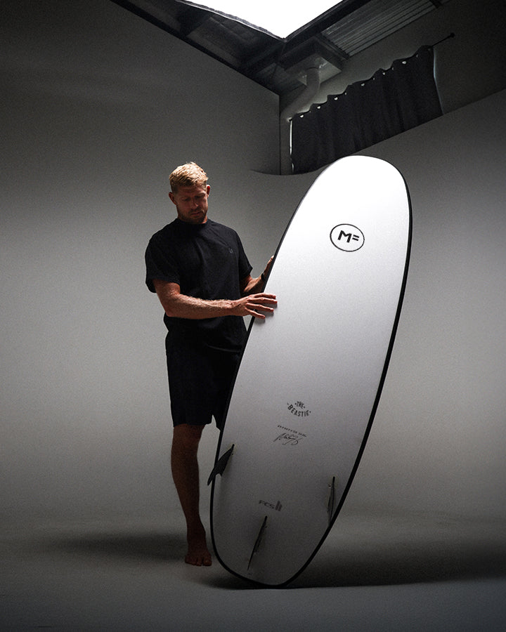BEASTIE EPOXY PRO - BLACK/CHARCOAL FCSII – MICK FANNING SOFTBOARDS AUS