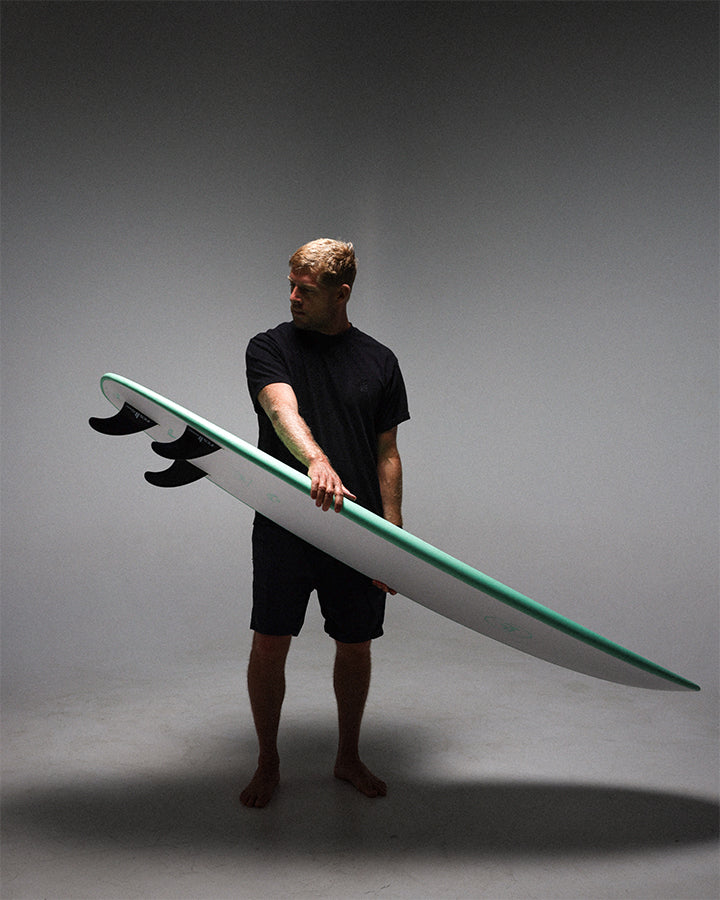 MICK FANNING SOFTBOARDS THEBEASTIE6’0” MF BEASTIE SUPERSOFT - WHITE/TEAL – MICK FANNING SOFTBOARDS USA