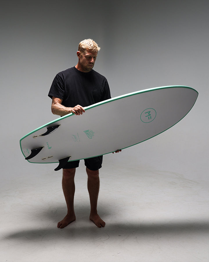 サーフィン・ボディボード Mick Fanning Little Marley 5'10\" LITTLE MARLEY EPOXY LAM - AQUA – MICK FANNING SOFTBOARDS AUS