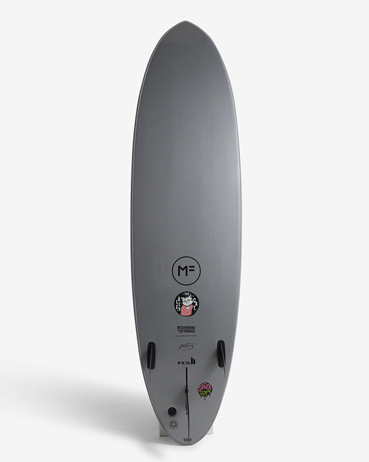 ALLEY CAT SUPER SOFT GREY/GREY FCSII – MICK FANNING SOFTBOARDS AUS