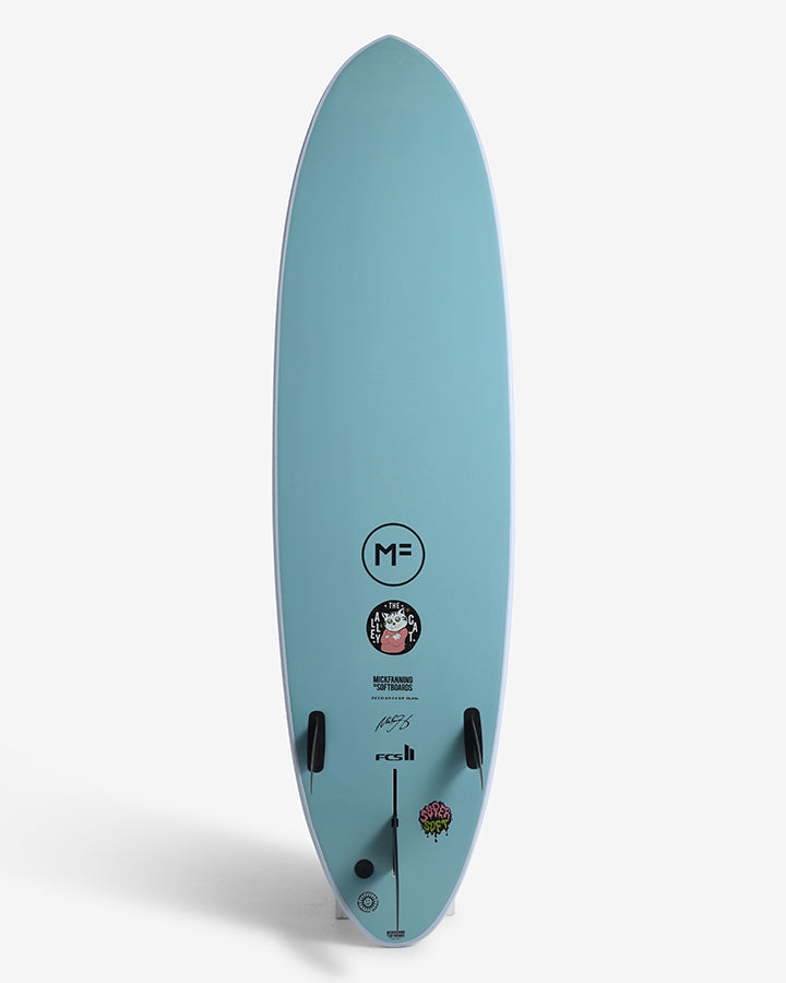 ALLEY CAT SUPER SOFT SKY/TEAL FCSII – MICK FANNING SOFTBOARDS AUS