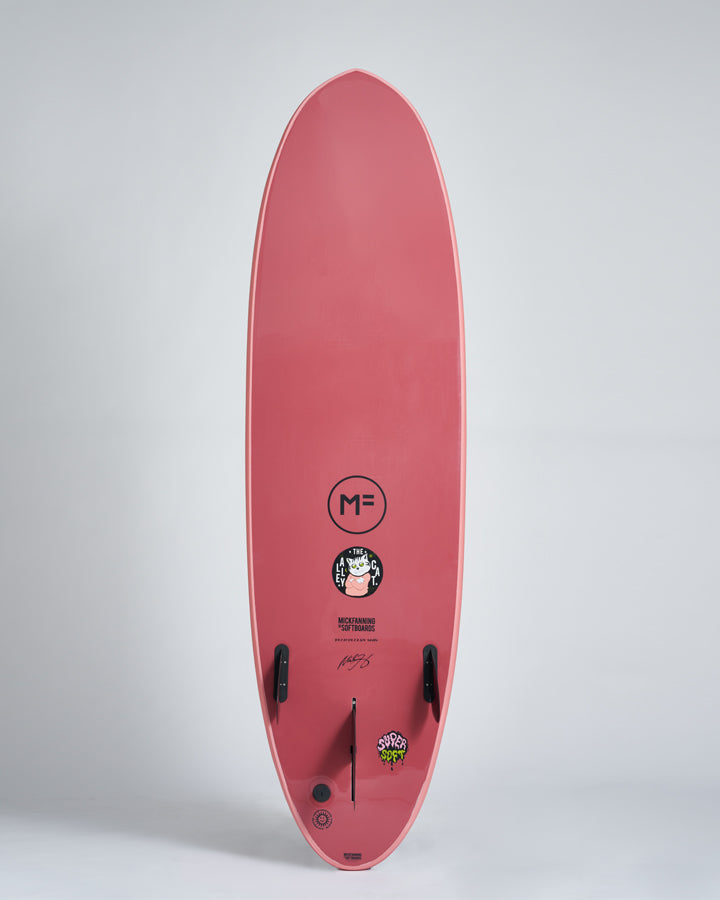 MF ALLEY CAT SUPER SOFT - CORAL – MICK FANNING SOFTBOARDS AUS
