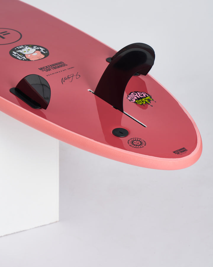 MF ALLEY CAT SUPER SOFT - CORAL – MICK FANNING SOFTBOARDS AUS