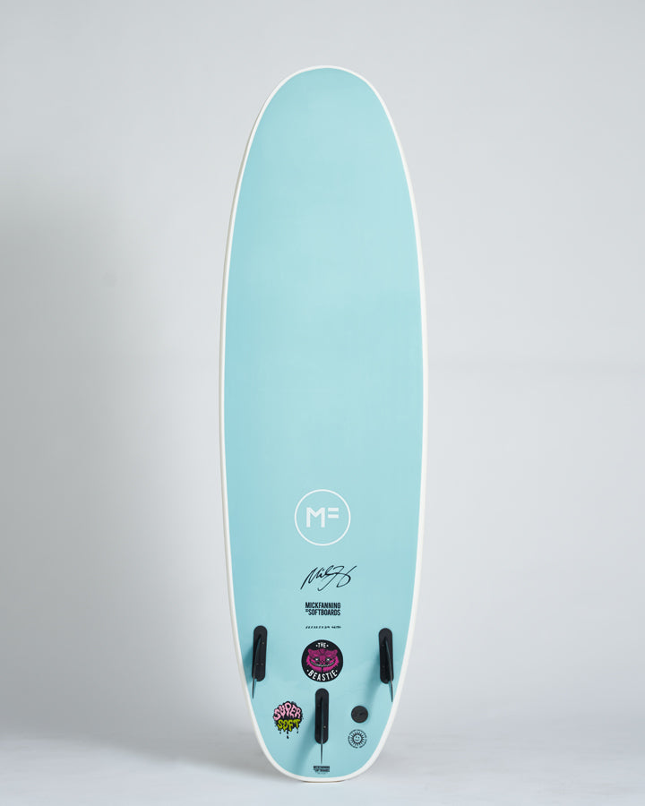 MF BEASTIE SUPERSOFT - WHITE/TEAL