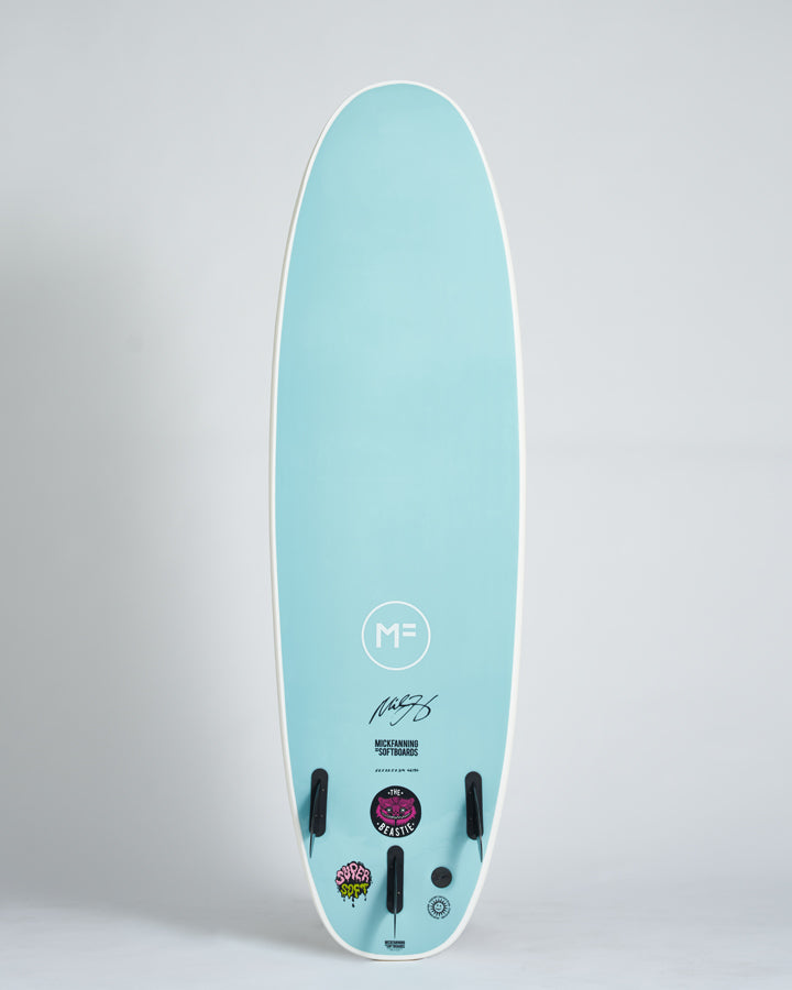 ま*ば様 MFsoftboard BEASTIE7'6\" MF BEASTIE EPOXY LAM - WHITE – MICK FANNING SOFTBOARDS AUS