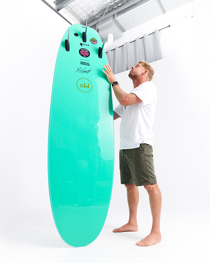 BEASTIE SUPER SOFT - AQUA MARINE FCSII – MICK FANNING SOFTBOARDS AUS