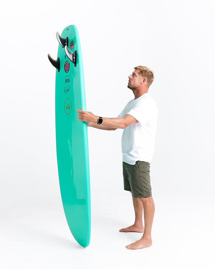 MF BEASTIE SUPERSOFT - AQUA MARINE – MICK FANNING SOFTBOARDS AUS