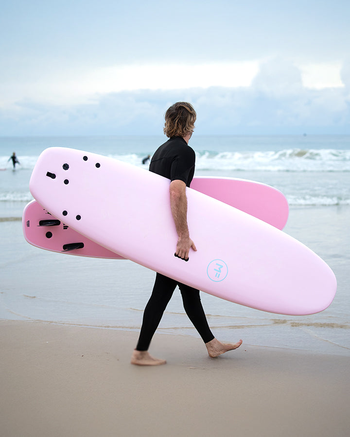 BEASTIE SUPER SOFT - BABY PINK FCSII – MICK FANNING SOFTBOARDS AUS