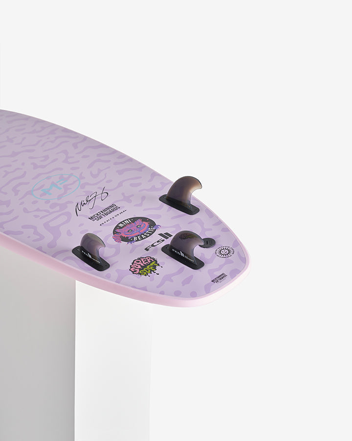 MICK FANNING SOFTBOARDS THEBEASTIE6’0” MINI BEASTIE SUPER SOFT- PINK – MICK FANNING SOFTBOARDS AUS