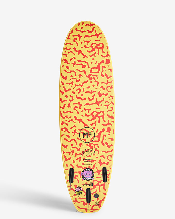 MINI BEASTIE SUPER SOFT- SUNSHINE – MICK FANNING SOFTBOARDS AUS