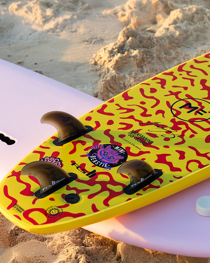 MINI BEASTIE SUPER SOFT- SUNSHINE – MICK FANNING SOFTBOARDS AUS